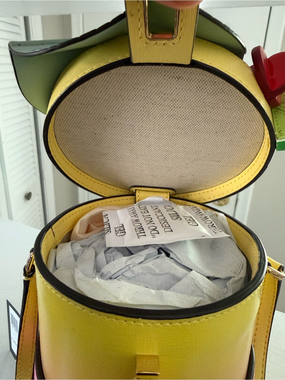 kate spade new york playa ombre leather 3d drink crossbody - Picture 7 of 8